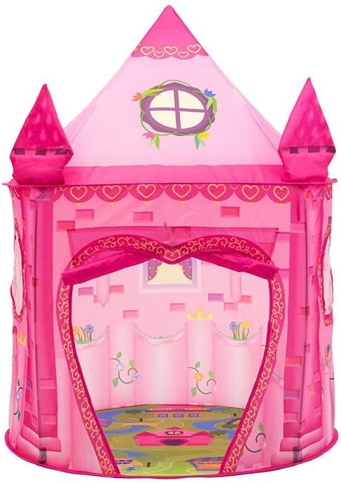 Castello rosa pop-up da principessa