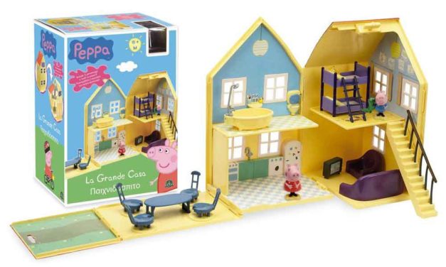 Casetta di peppa pig con accessori