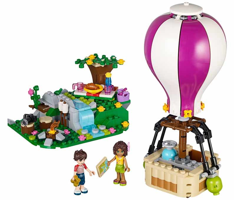 Lego costruzioni: la mongolfiera
