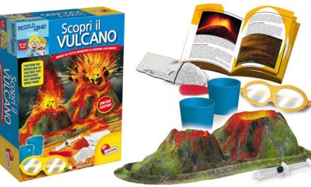 Giochi in scatola per bambini: scopri il vulcano