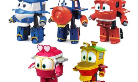 Robot trains giocattoli trasformabili
