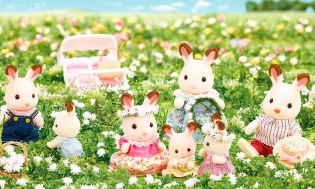 Sylvanian families ricci conigli e scoiattoli bebè da collezione