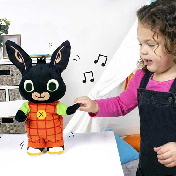 Peluche Bing parla e danza da 36 cm con musica e movimento