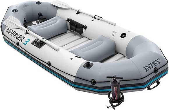 Gommone gonfiabile Mariner 3 Pro Intex con remi e pompa