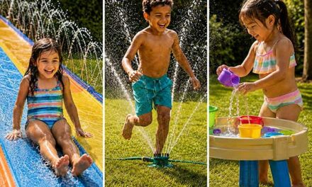 Giochi d’acqua per bambini da fare in giardino