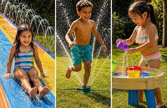 Giochi d’acqua per bambini da fare in giardino
